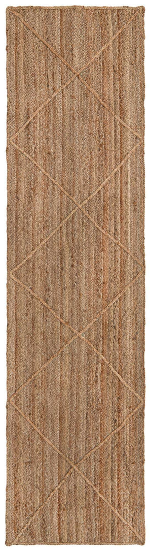 Natural 2' 2 x 8' 2 Braided Jute Runner Rug