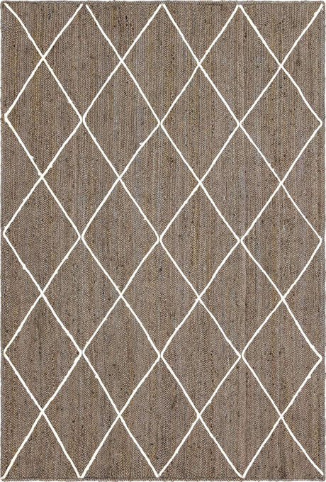 Gray 6' 1 x 9' Braided Jute Rectangle Rug