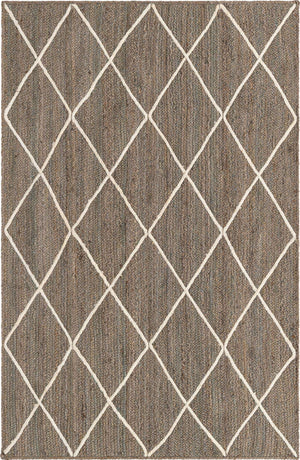 Gray 5' 1 x 8' Braided Jute Rectangle Rug
