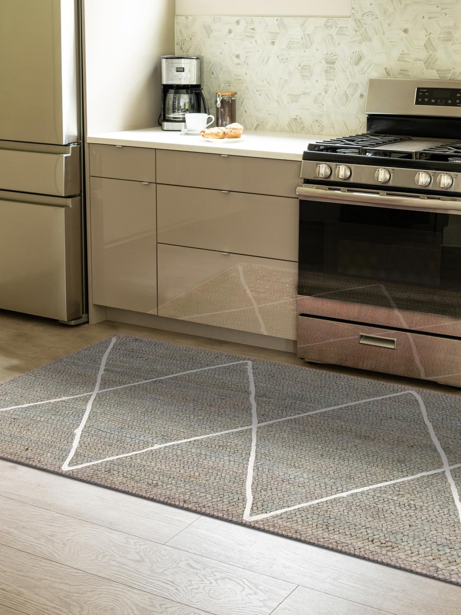 Gray 2' 2 x 6' 1 Braided Jute Runner Area Rug 100% Jute Hand Braided Natural Eco-Friendly Boho Style Carpet for Living Rooms Dining Office Space Dorms for Sale at Rug Engine