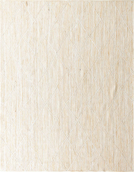 Ivory 9' x 12' Braided Jute Rectangle Rug