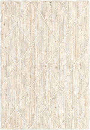 Ivory 4' 1 x 6' 1 Braided Jute Rectangle Rug