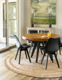 Natural 6' 1 x 6' 1 Braided Jute Round Rug