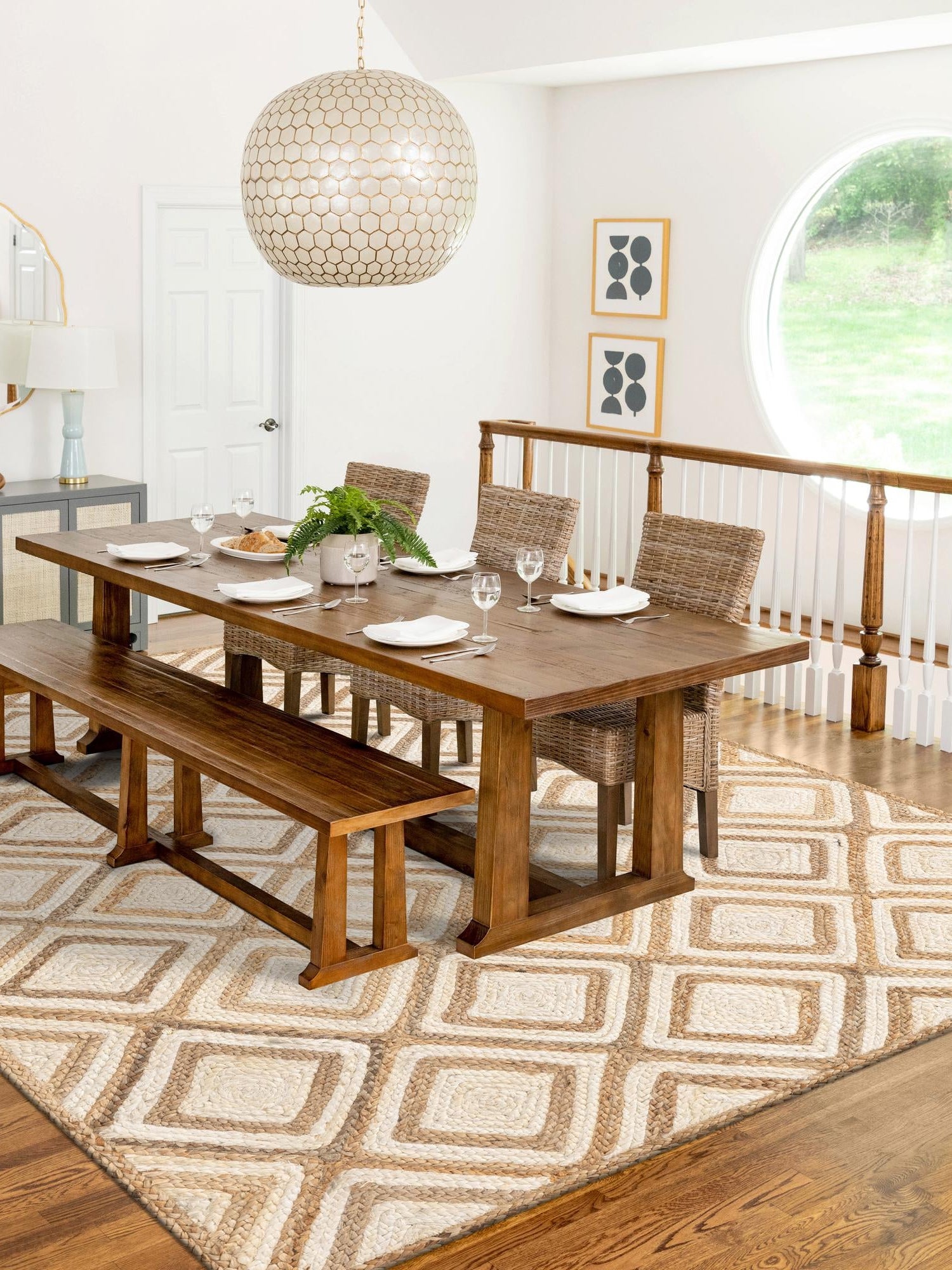 Natural 2' x 3' 1 Braided Jute Rectangle Area Rug 100% Jute Hand Braided Natural Eco-Friendly Boho Style Carpet for Living Rooms Dining Office Space Dorms for Sale at Rug Engine