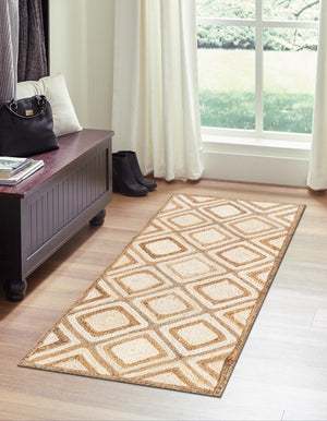 Natural 3' x 6' 1 Braided Jute Runner Rug