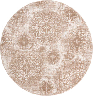 Beige 7' 1 x 7' 1 Sofia Round Rug