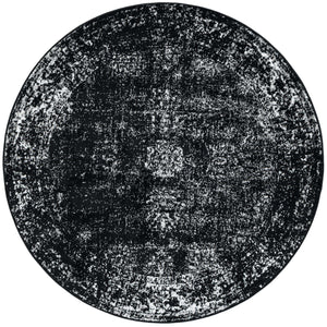 Black 5' 3 x 5' 3 Sofia Round Rug