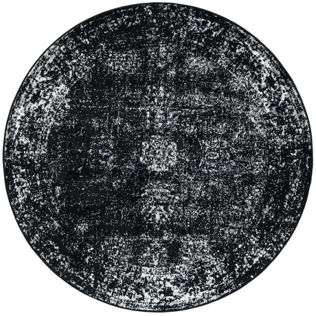 Black 5' 3 x 5' 3 Sofia Round Rug