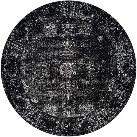 Black 7' 1 x 7' 1 Sofia Round Rug