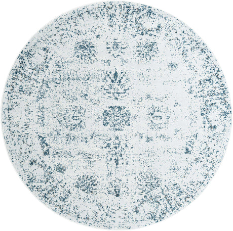 Light Blue 7' x 7' Sofia Round Rug