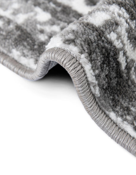Gray 13' 1 x 13' 1 Sofia Round Area Rug Durable Easy Clean Stain Resistant Unique Carpet for Affordable Interior Home Design for Sale at Rug Engine