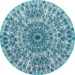 Turquoise 7' 1 x 7' 1 Sofia Round Rug