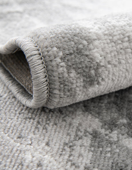 Dark Gray 5' 3 x 5' 3 Sofia Round Area Rug Durable Easy Clean Stain Resistant Unique Carpet for Affordable Interior Home Design for Sale at Rug Engine