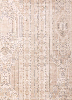 Ivory 10' x 14' 1 Portland Rectangle Area Rug 85% Polypropylene & 15% Polyester Vintage Distressed Traditional Carpet for Home Decor for Sale at Rug Engine