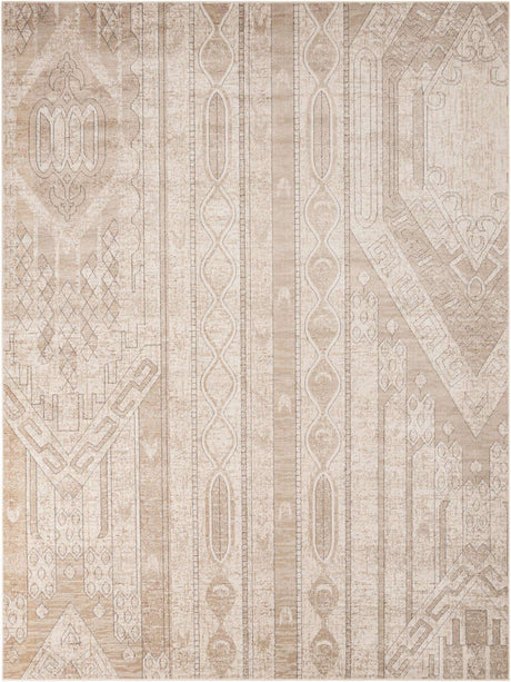 Ivory 10' x 13' 1 Portland Rectangle Area Rug 85% Polypropylene & 15% Polyester Vintage Distressed Traditional Carpet for Home Decor for Sale at Rug Engine