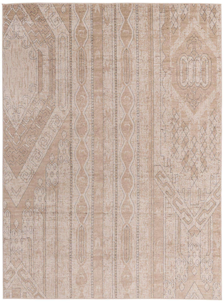 Ivory 7' 10 x 10' Portland Rectangle Area Rug 85% Polypropylene & 15% Polyester Vintage Distressed Traditional Carpet for Home Decor for Sale at Rug Engine