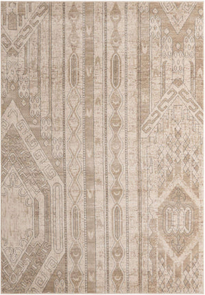 Ivory 7' 1 x 10' Portland Rectangle Area Rug 85% Polypropylene & 15% Polyester Vintage Distressed Traditional Carpet for Home Decor for Sale at Rug Engine