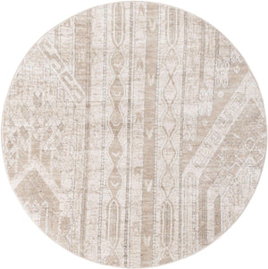 Ivory 7' 1 x 7' 1 Portland Round Rug