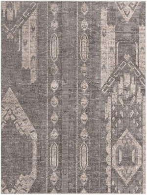 Gray 10' x 13' 1 Portland Rectangle Area Rug 85% Polypropylene & 15% Polyester Vintage Distressed Traditional Carpet for Home Decor for Sale at Rug Engine
