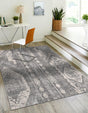 Gray 10' x 13' 1 Portland Rectangle Area Rug 85% Polypropylene & 15% Polyester Vintage Distressed Traditional Carpet for Home Decor for Sale at Rug Engine