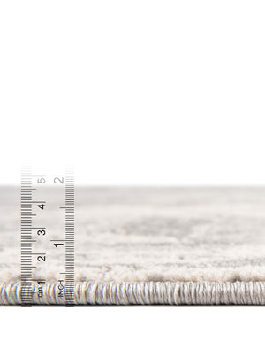 Gray 7' 10 x 11' Portland Rectangle Area Rug 85% Polypropylene & 15% Polyester Vintage Distressed Traditional Carpet for Home Decor for Sale at Rug Engine