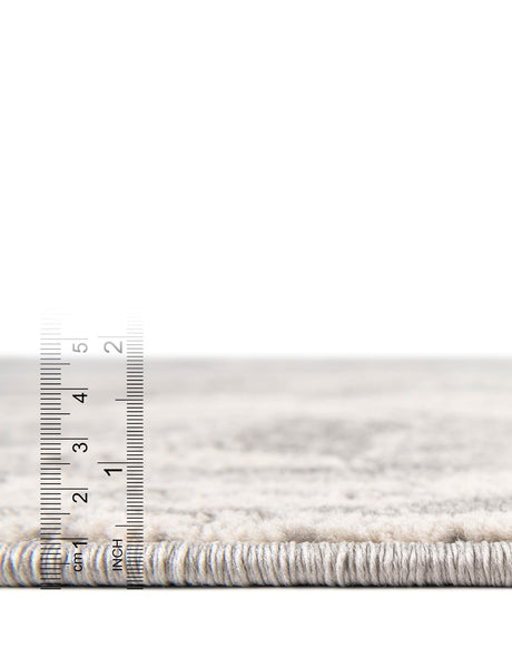 Gray 7' 10 x 11' Portland Rectangle Area Rug 85% Polypropylene & 15% Polyester Vintage Distressed Traditional Carpet for Home Decor for Sale at Rug Engine