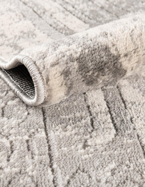 Gray 7' 10 x 11' Portland Rectangle Area Rug 85% Polypropylene & 15% Polyester Vintage Distressed Traditional Carpet for Home Decor for Sale at Rug Engine