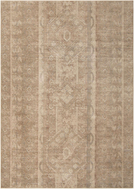 Ivory 10' x 14' 1 Portland Rectangle Area Rug 85% Polypropylene & 15% Polyester Vintage Distressed Traditional Carpet for Home Decor for Sale at Rug Engine
