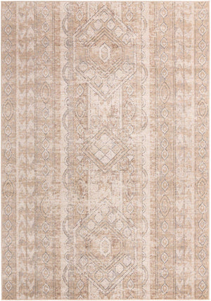 Ivory 7' 10 x 11' Portland Rectangle Area Rug 85% Polypropylene & 15% Polyester Vintage Distressed Traditional Carpet for Home Decor for Sale at Rug Engine