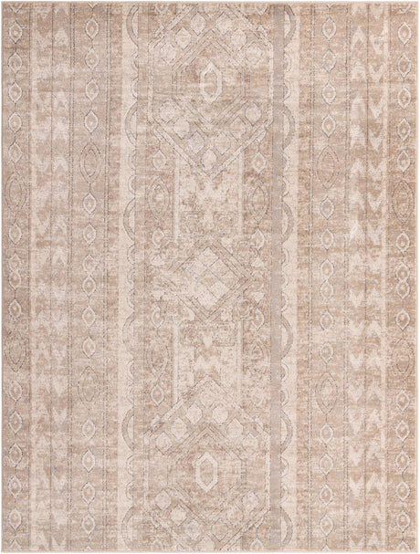 Ivory 7' 10 x 10' Portland Rectangle Area Rug 85% Polypropylene & 15% Polyester Vintage Distressed Traditional Carpet for Home Decor for Sale at Rug Engine