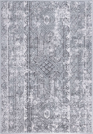Gray 2' 2 x 3' 1 Portland Rectangle Area Rug 85% Polypropylene & 15% Polyester Vintage Distressed Traditional Carpet for Home Decor for Sale at Rug Engine