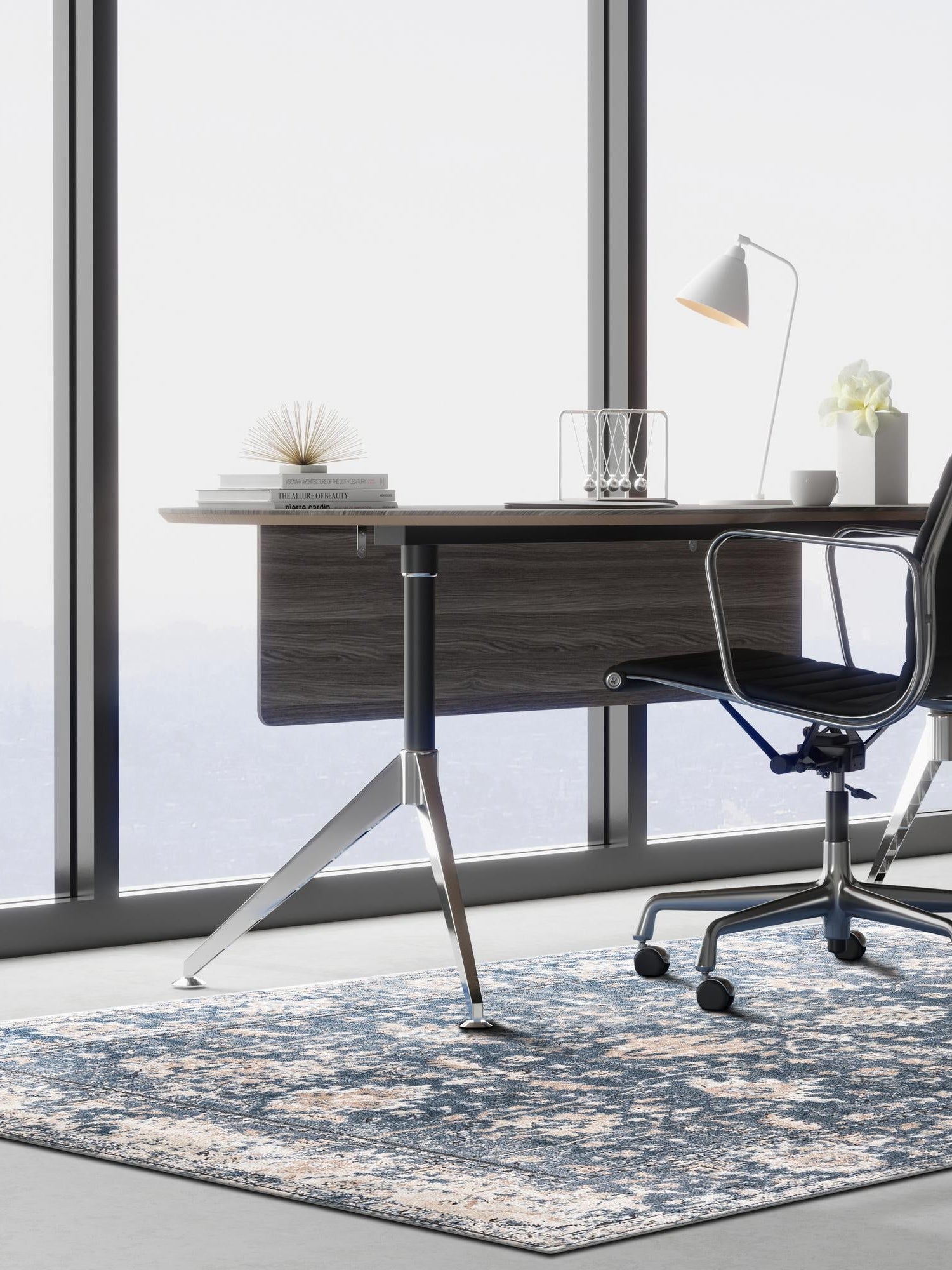 Blue 10' x 14' 1 Portland Rectangle Area Rug