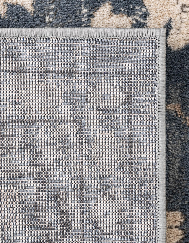 Blue 4' 1 x 6' 1 Portland Rectangle Area Rug 85% Polypropylene & 15% Polyester Vintage Distressed Traditional Carpet for Home Decor for Sale at Rug Engine