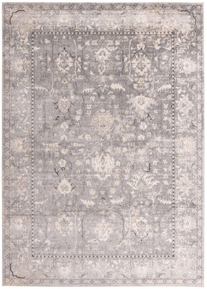 Gray 10' x 14' 1 Portland Rectangle Area Rug 85% Polypropylene & 15% Polyester Vintage Distressed Traditional Carpet for Home Decor for Sale at Rug Engine
