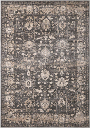 Gray 7' 1 x 10' Portland Rectangle Area Rug 85% Polypropylene & 15% Polyester Vintage Distressed Traditional Carpet for Home Decor for Sale at Rug Engine