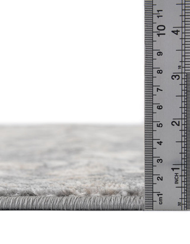 Gray 4' 1 x 6' 1 Portland Rectangle Area Rug 85% Polypropylene & 15% Polyester Vintage Distressed Traditional Carpet for Home Decor for Sale at Rug Engine