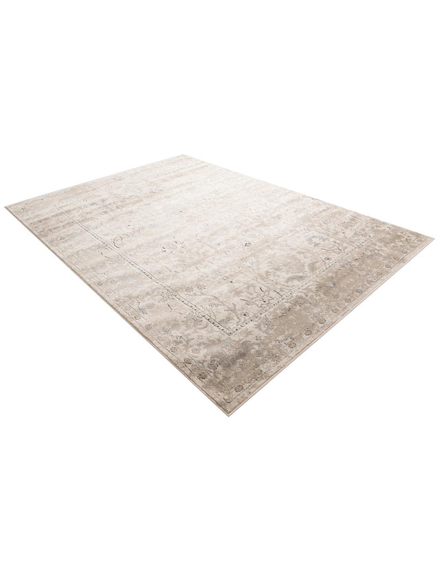 Ivory 7' 1 x 10' Portland Rectangle Area Rug 85% Polypropylene & 15% Polyester Vintage Distressed Traditional Carpet for Home Decor for Sale at Rug Engine