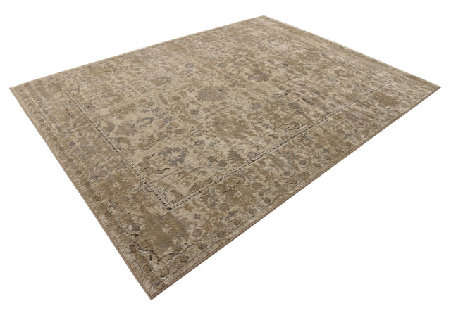 Ivory 7' 1 x 10' Portland Rectangle Area Rug 85% Polypropylene & 15% Polyester Vintage Distressed Traditional Carpet for Home Decor for Sale at Rug Engine