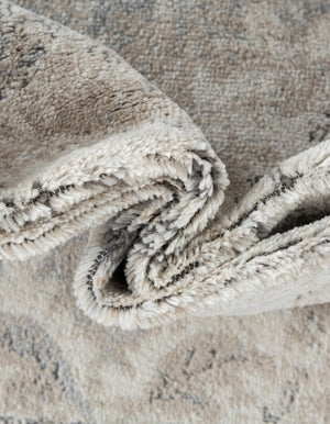 Ivory 9' x 12' Portland Rectangle Area Rug 85% Polypropylene & 15% Polyester Vintage Distressed Traditional Carpet for Home Decor for Sale at Rug Engine