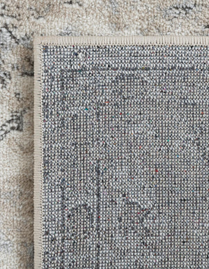Ivory 9' x 12' Portland Rectangle Area Rug 85% Polypropylene & 15% Polyester Vintage Distressed Traditional Carpet for Home Decor for Sale at Rug Engine