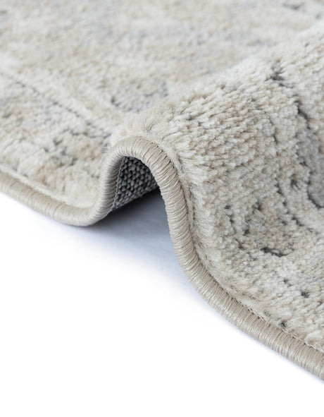 Ivory 9' x 12' Portland Rectangle Area Rug 85% Polypropylene & 15% Polyester Vintage Distressed Traditional Carpet for Home Decor for Sale at Rug Engine