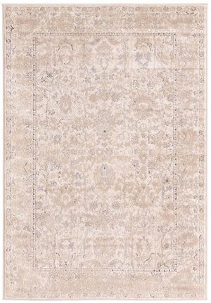 Ivory 4' 1 x 6' 1 Portland Rectangle Area Rug 85% Polypropylene & 15% Polyester Vintage Distressed Traditional Carpet for Home Decor for Sale at Rug Engine