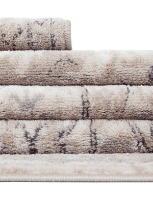 Ivory 2' x 7' 1 Portland Runner Area Rug 85% Polypropylene & 15% Polyester Vintage Distressed Traditional Carpet for Home Decor for Sale at Rug Engine