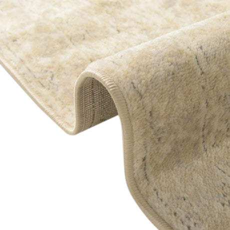 Ivory 2' x 7' 1 Portland Runner Area Rug 85% Polypropylene & 15% Polyester Vintage Distressed Traditional Carpet for Home Decor for Sale at Rug Engine
