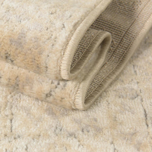Ivory 2' x 7' 1 Portland Runner Area Rug 85% Polypropylene & 15% Polyester Vintage Distressed Traditional Carpet for Home Decor for Sale at Rug Engine