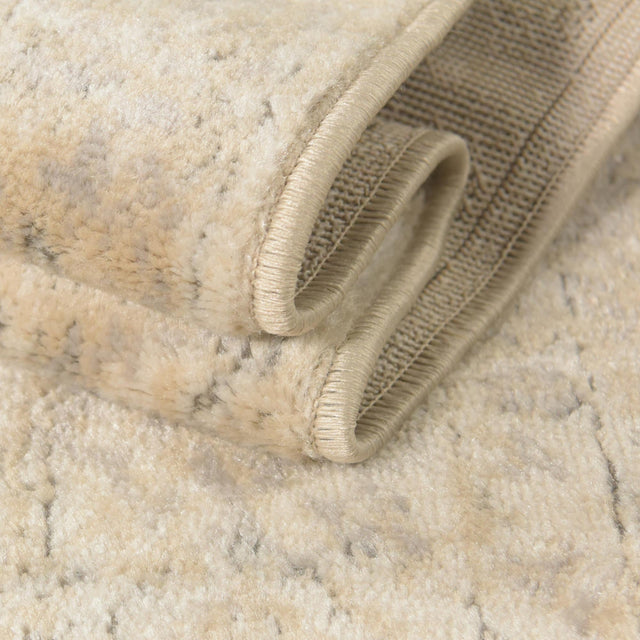 Ivory 2' x 7' 1 Portland Runner Area Rug 85% Polypropylene & 15% Polyester Vintage Distressed Traditional Carpet for Home Decor for Sale at Rug Engine