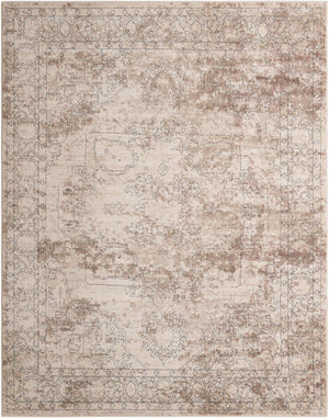 Ivory 7' 10 x 10' Portland Rectangle Area Rug 85% Polypropylene & 15% Polyester Vintage Distressed Traditional Carpet for Home Decor for Sale at Rug Engine