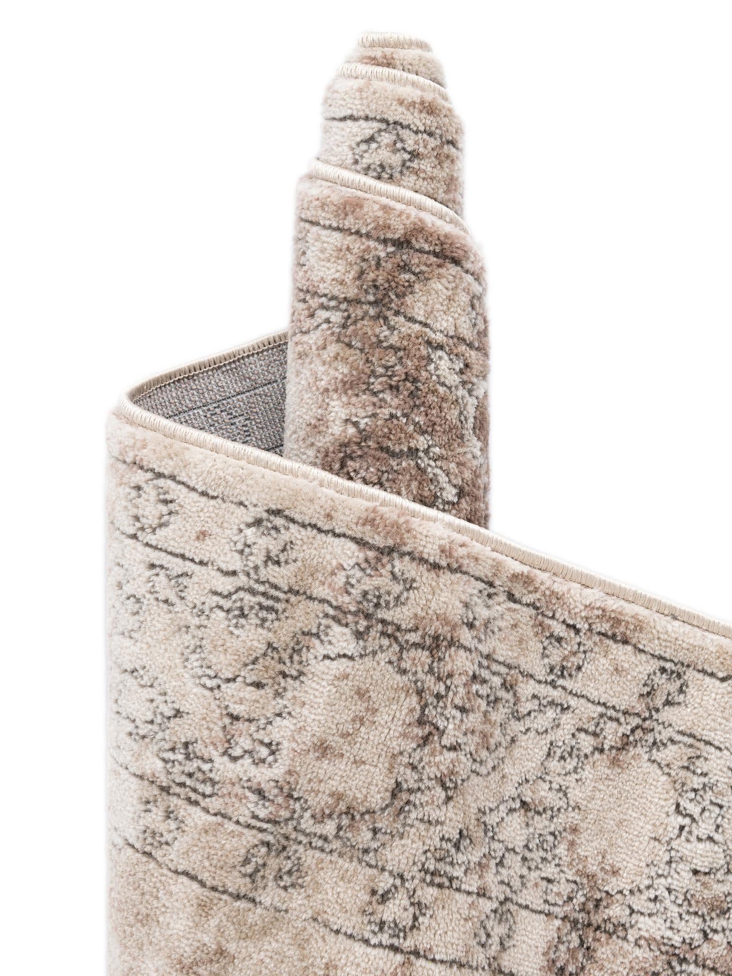 Ivory 2' x 7' 1 Portland Runner Area Rug 85% Polypropylene & 15% Polyester Vintage Distressed Traditional Carpet for Home Decor for Sale at Rug Engine