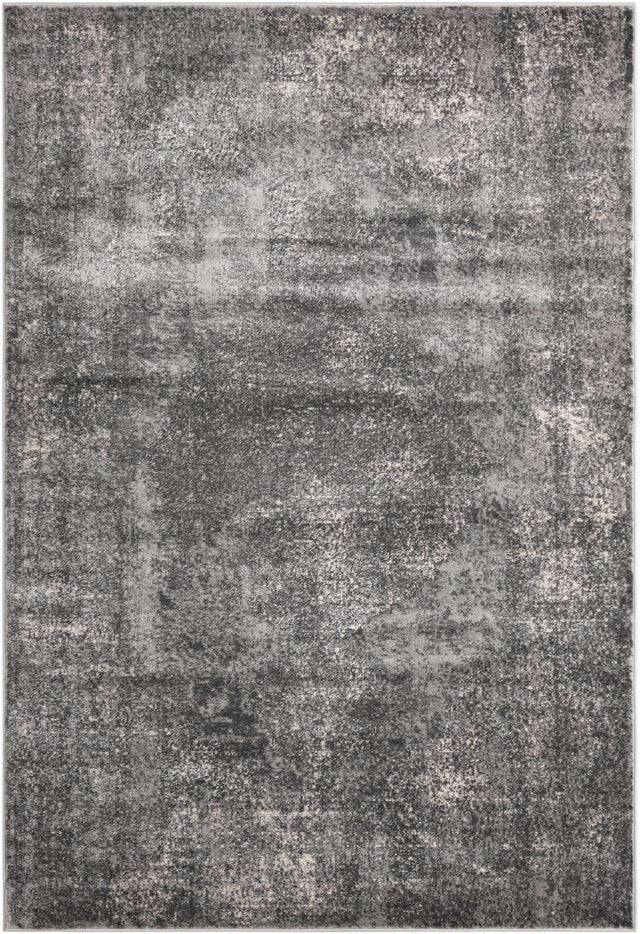 Gray 6' 1 x 9' Portland Rectangle Area Rug 85% Polypropylene & 15% Polyester Vintage Distressed Traditional Carpet for Home Decor for Sale at Rug Engine