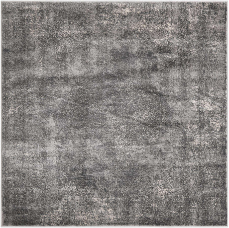 Gray 6' 1 x 6' 1 Portland Square Area Rug 85% Polypropylene & 15% Polyester Vintage Distressed Traditional Carpet for Home Decor for Sale at Rug Engine